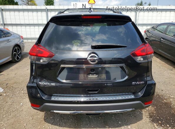 5N1AT2MV7HC820322 2017 NISSAN ROGUE Black Widok z tyłu