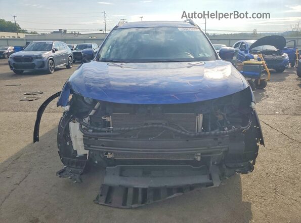 5N1AT2MV7HC822295 2017 NISSAN ROGUE Blue Widok z przodu