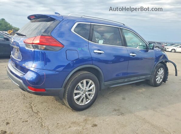 5N1AT2MV7HC822295 2017 NISSAN ROGUE Blue Tył prawy