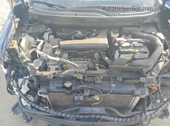 5N1AT2MV7HC822295 2017 NISSAN ROGUE Blue Widok komory silnika