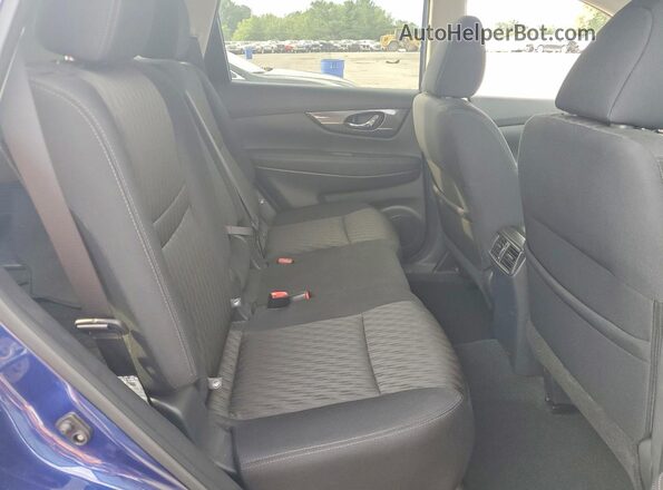 5N1AT2MV7HC822295 2017 NISSAN ROGUE Blue Widok wnętrza z tyłu