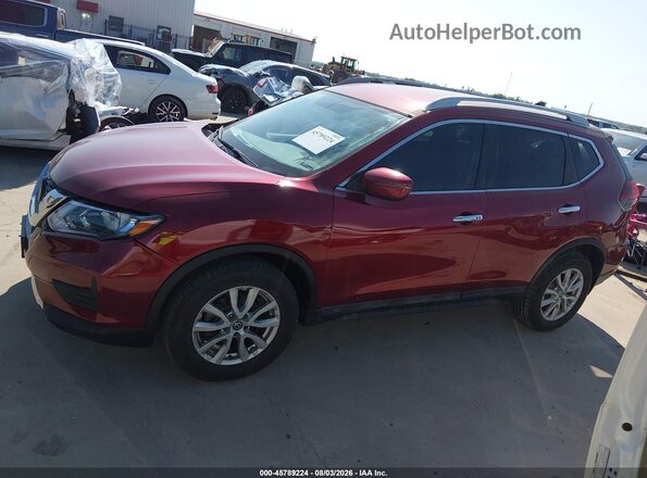 5N1AT2MV7JC762167 2018 NISSAN ROGUE Темно-бордовый Панорамный вид салона 360°