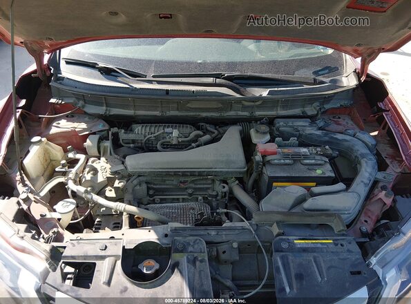 5N1AT2MV7JC762167 2018 NISSAN ROGUE Темно-бордовый Вид сзади
