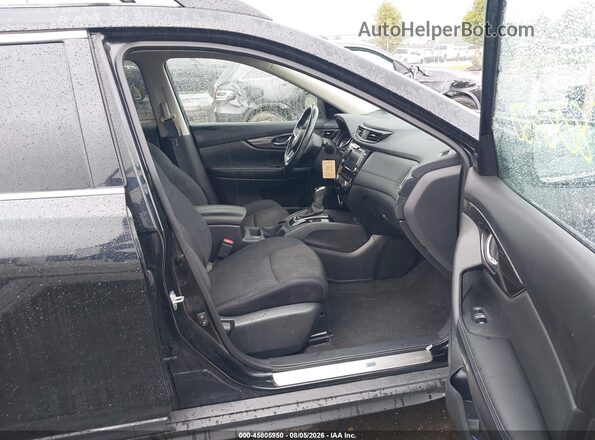 5N1AT2MV7JC834467 2018 NISSAN ROGUE Black Вид салону спереду