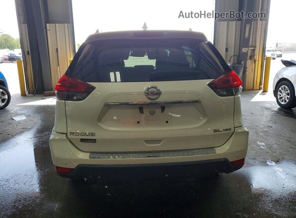 5N1AT2MV7KC740378 2019 NISSAN ROGUE White უკანა ხედი