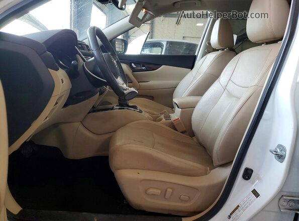 5N1AT2MV7KC740378 2019 NISSAN ROGUE White წინა სალონის ხედი