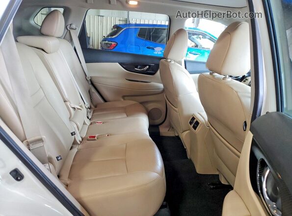 5N1AT2MV7KC740378 2019 NISSAN ROGUE White უკანა სავარძლების ხედი