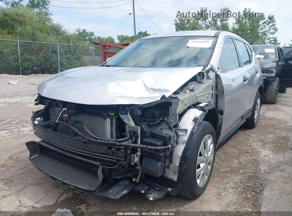5N1AT2MV7KC748271 2019 NISSAN ROGUE Серебряный Передняя левая четверть