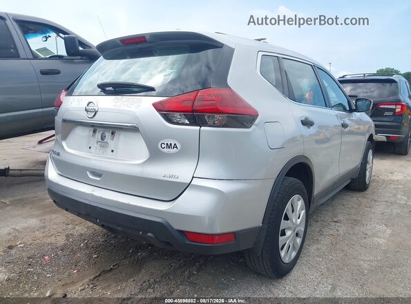 5N1AT2MV7KC748271 2019 NISSAN ROGUE Серебряный Задняя правая четверть