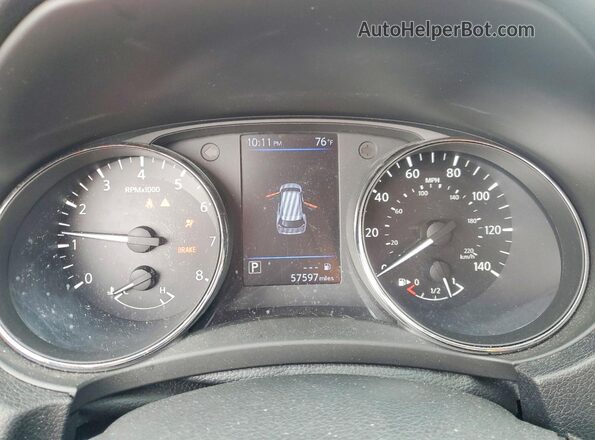 5N1AT2MV7KC783022 2019 NISSAN ROGUE Silver Widok zestawu wskaźników