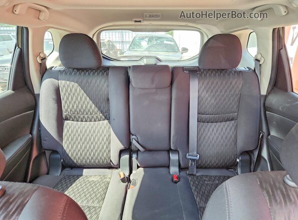 5N1AT2MV7LC702795 2020 NISSAN ROGUE Black უკანა სავარძლების ხედი