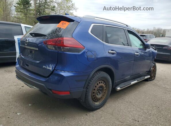 5N1AT2MV7LC767792 2020 NISSAN ROGUE Синий Задняя правая четверть