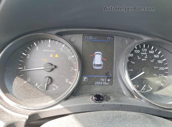5N1AT2MV7LC768649 2020 NISSAN ROGUE Белый Вид щитка приборов