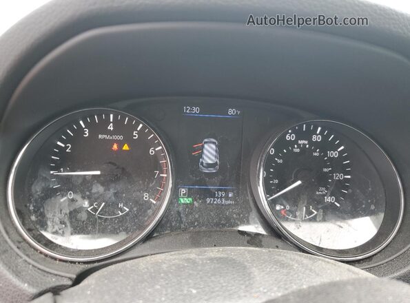 5N1AT2MV7LC786259 2020 NISSAN ROGUE White Vista del cuadro de instrumentos