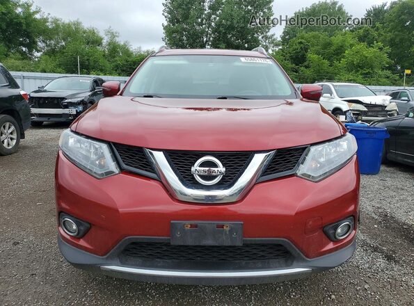 5N1AT2MV8GC732930 2016 NISSAN ROGUE Red წინა ხედი