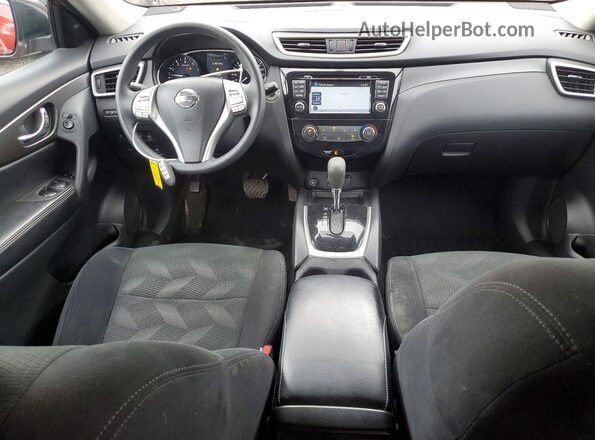 5N1AT2MV8GC732930 2016 NISSAN ROGUE Red წინა პანელის ხედი