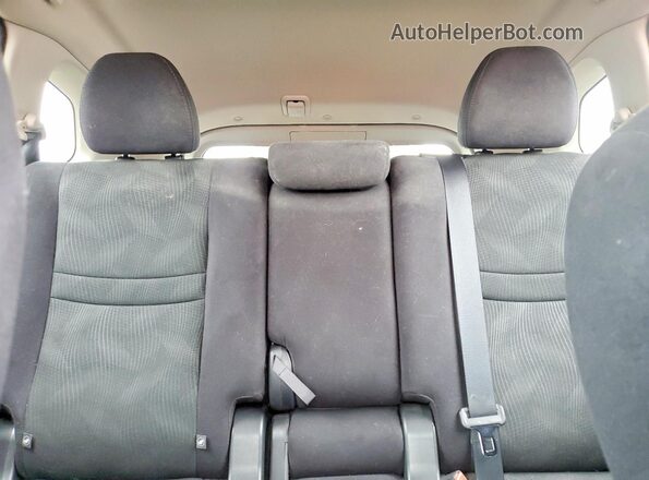 5N1AT2MV8GC732930 2016 NISSAN ROGUE Red უკანა სავარძლების ხედი