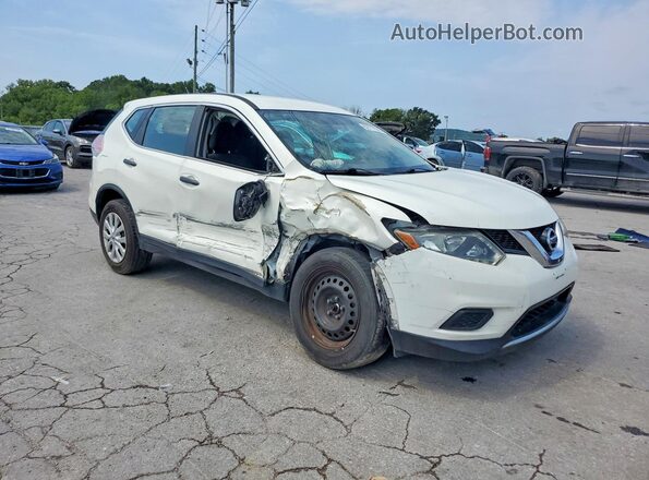 5N1AT2MV8GC735939 2016 NISSAN ROGUE Белый Передняя правая четверть