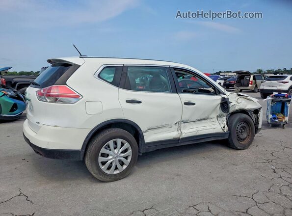 5N1AT2MV8GC735939 2016 NISSAN ROGUE Белый Задняя правая четверть