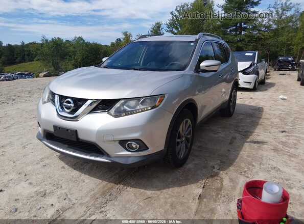 5N1AT2MV8GC741384 2016 NISSAN ROGUE Gray წინა მარცხენა ხედი სამი მეოთხედიდან