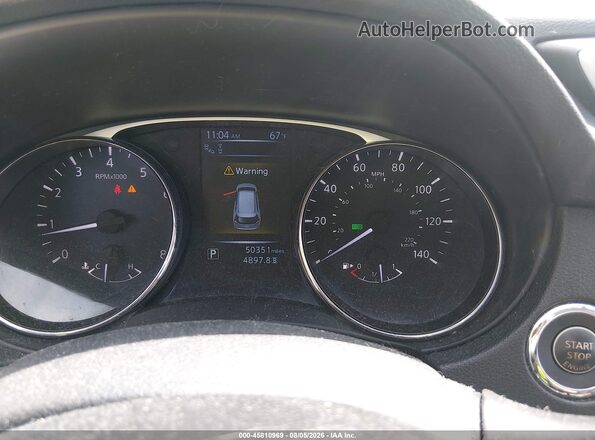5N1AT2MV8GC741384 2016 NISSAN ROGUE Gray უკანა სავარძლების ხედი