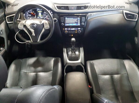 5N1AT2MV8GC755589 2016 NISSAN ROGUE White წინა პანელის ხედი