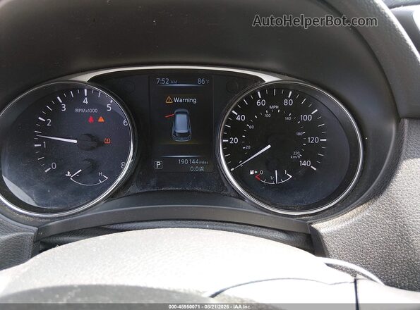 5N1AT2MV8GC765328 2016 NISSAN ROGUE Красный Вид задних сидений