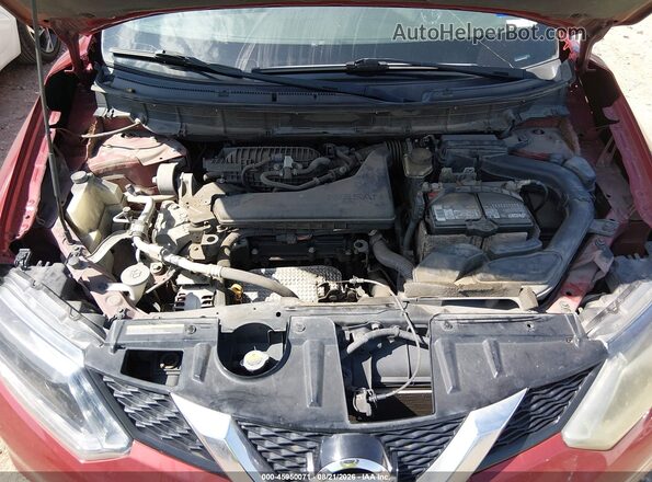 5N1AT2MV8GC765328 2016 NISSAN ROGUE Красный Вид сзади