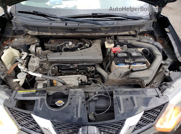 5N1AT2MV8GC792142 2016 NISSAN ROGUE Black Widok komory silnika