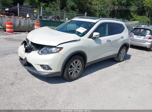 5N1AT2MV8GC809098 2016 NISSAN ROGUE White Front left
