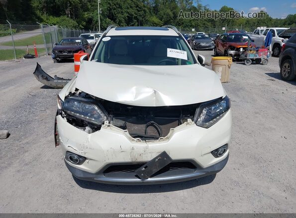 5N1AT2MV8GC809098 2016 NISSAN ROGUE White Instrument cluster view