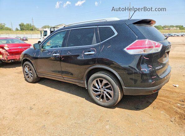 5N1AT2MV8GC858690 2016 NISSAN ROGUE Black Rear left