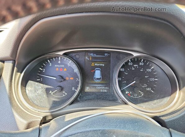 5N1AT2MV8GC858690 2016 NISSAN ROGUE Black Instrument cluster view