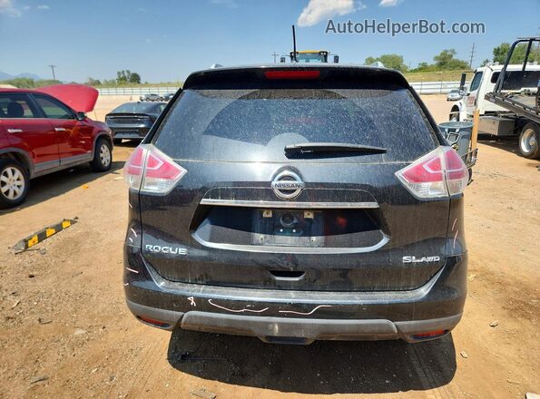 5N1AT2MV8GC858690 2016 NISSAN ROGUE Black Rear view