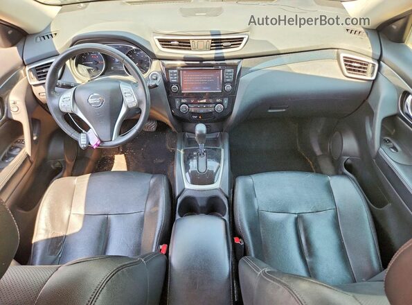 5N1AT2MV8GC858690 2016 NISSAN ROGUE Black Dashboard view