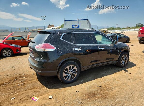 5N1AT2MV8GC858690 2016 NISSAN ROGUE Black Rear right