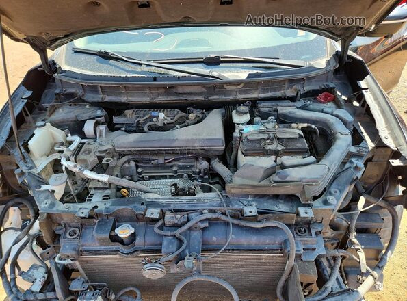 5N1AT2MV8GC858690 2016 NISSAN ROGUE Black Rear interior view