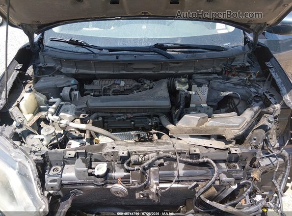 5N1AT2MV8GC895500 2016 NISSAN ROGUE Blue Հետևի տեսք