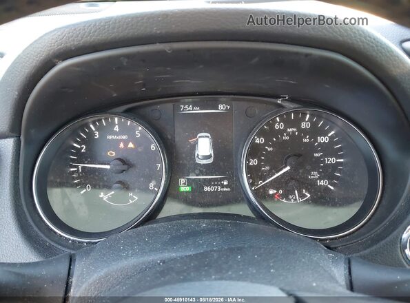 5N1AT2MV8HC755318 2017 NISSAN ROGUE Синий Вид задних сидений