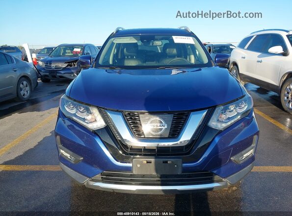 5N1AT2MV8HC755318 2017 NISSAN ROGUE Синий Вид щитка приборов