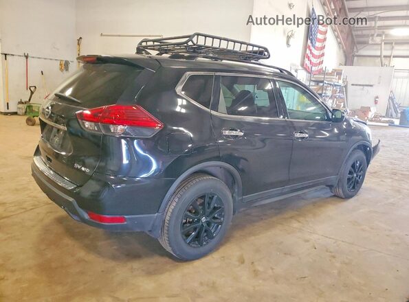 5N1AT2MV8HC818076 2017 NISSAN ROGUE Black Trasero derecho