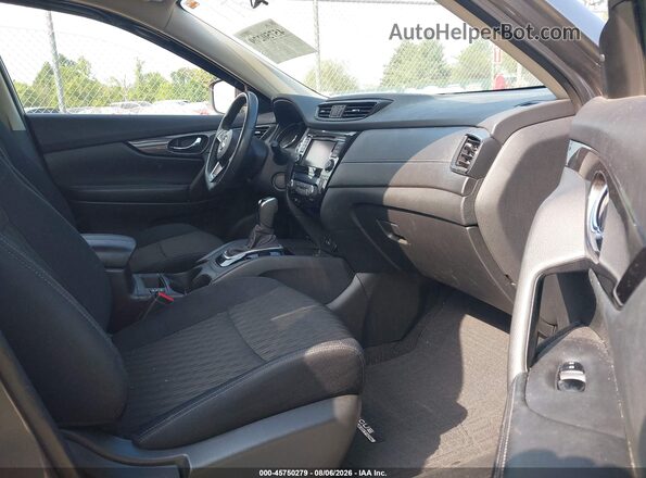 5N1AT2MV8JC726777 2018 NISSAN ROGUE Gray Widok wnętrza z przodu