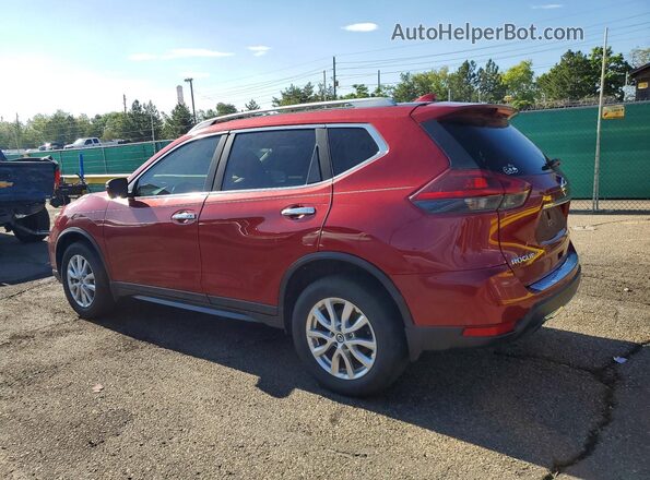 5N1AT2MV8JC754403 2018 NISSAN ROGUE Red Հետևի ձախ
