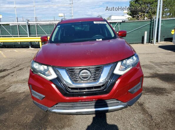 5N1AT2MV8JC754403 2018 NISSAN ROGUE Red Դիմացի տեսք