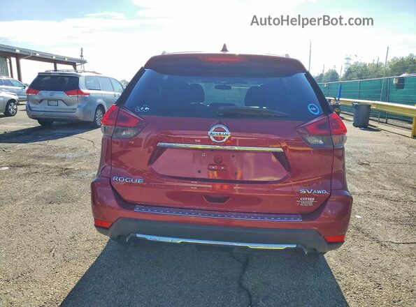 5N1AT2MV8JC754403 2018 NISSAN ROGUE Red Հետևի տեսք