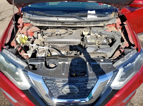5N1AT2MV8JC754403 2018 NISSAN ROGUE Red Սալոնի հետևի տեսք