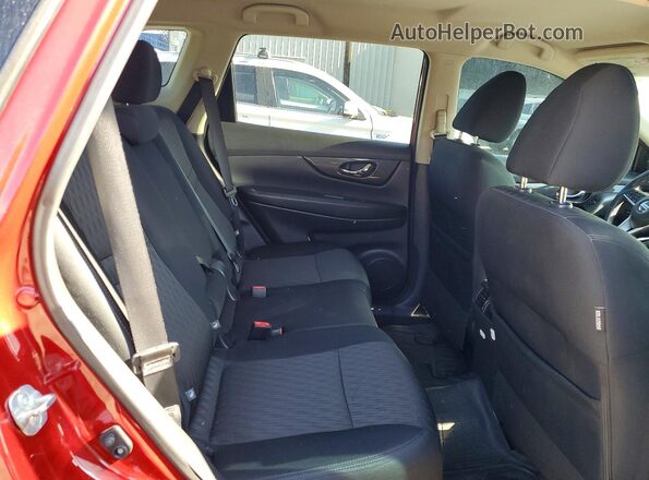 5N1AT2MV8JC754403 2018 NISSAN ROGUE Red Հետևի նստատեղերի տեսք