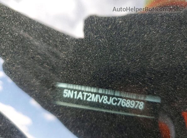 5N1AT2MV8JC768978 2018 NISSAN ROGUE Серебряный Вид наклейки с VIN-кодом