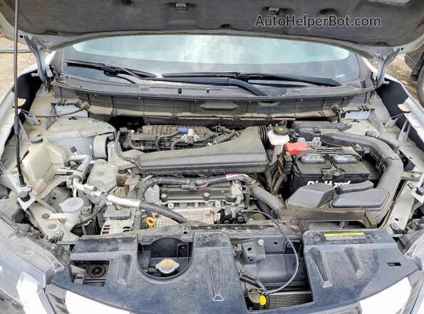 5N1AT2MV8JC768978 2018 NISSAN ROGUE Серебряный Вид подкапотного пространства