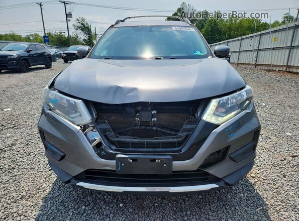 5N1AT2MV8JC789037 2018 NISSAN ROGUE Gray Դիմացի տեսք